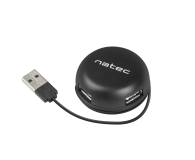 Natec HUB USB 2.0 BUMBLEBEE 4-PORTY CZARNY - 1470225 - zdjęcie 1